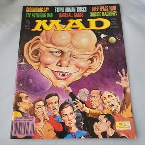 MAD Magazine Sept 1993 #321 Retro Star Trek Deep Space Nine Collectible Vintage